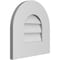Ekena Millwork Round Top Surface Mount PVC Gable Vent: Non-Functional, w/ 3-1/2"W x 1"P Standard Frame, 14"W x 14"H GVPRT14X1401SN - alternate 5